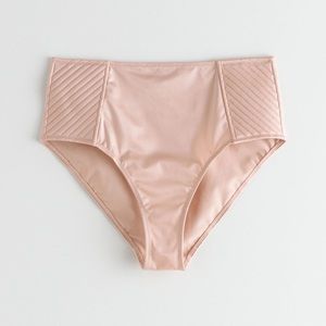 & Other Stories S Satin High-Waisted Brief BNWT